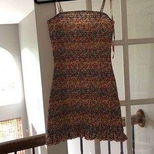 Multi colored tank dress